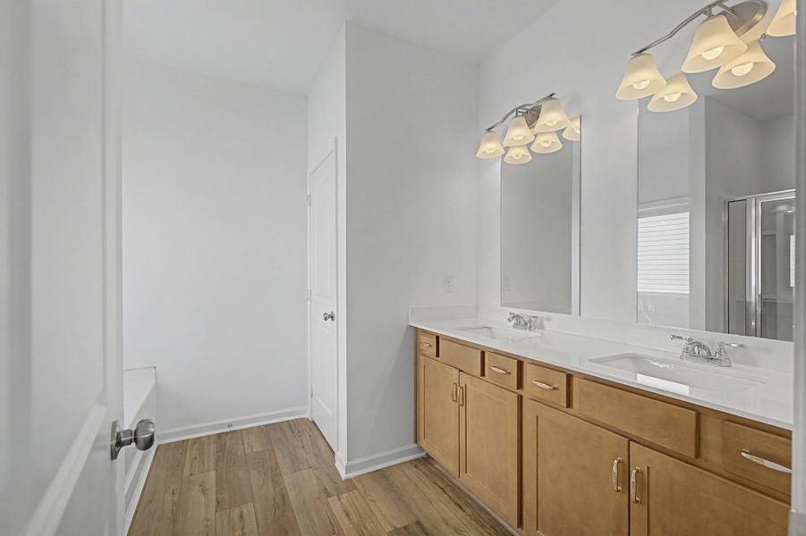 Furnished interior view inside a new home in The Oaks, Clarksville (Image 7).