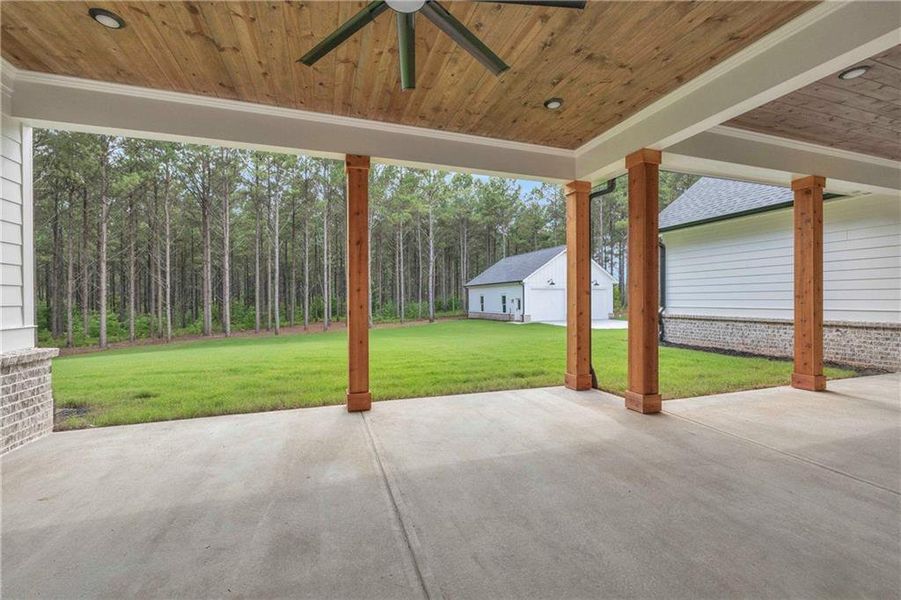 Exterior details and patio area of a home in , Monroe (Image 42).