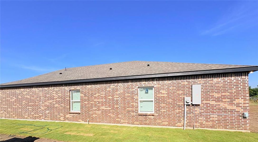 Exterior details and patio area of a home in , Valley View (Image 3).