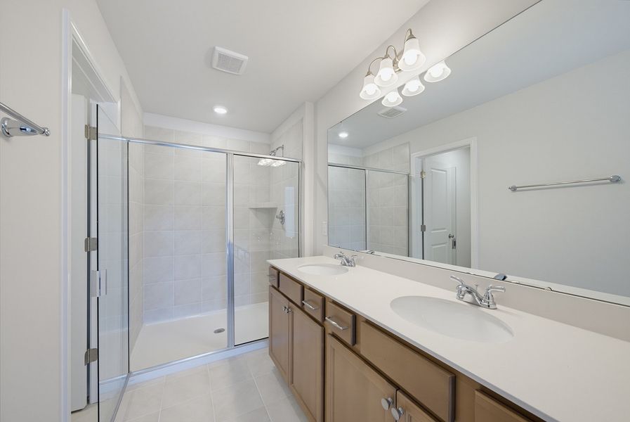 Furnished interior view inside a new home in Sweetbrier, Durham (Image 11).