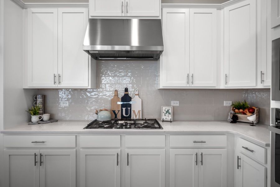 Furnished interior view inside a new home in Elevate at Wolf Ranch, Colorado Springs (Image 8).