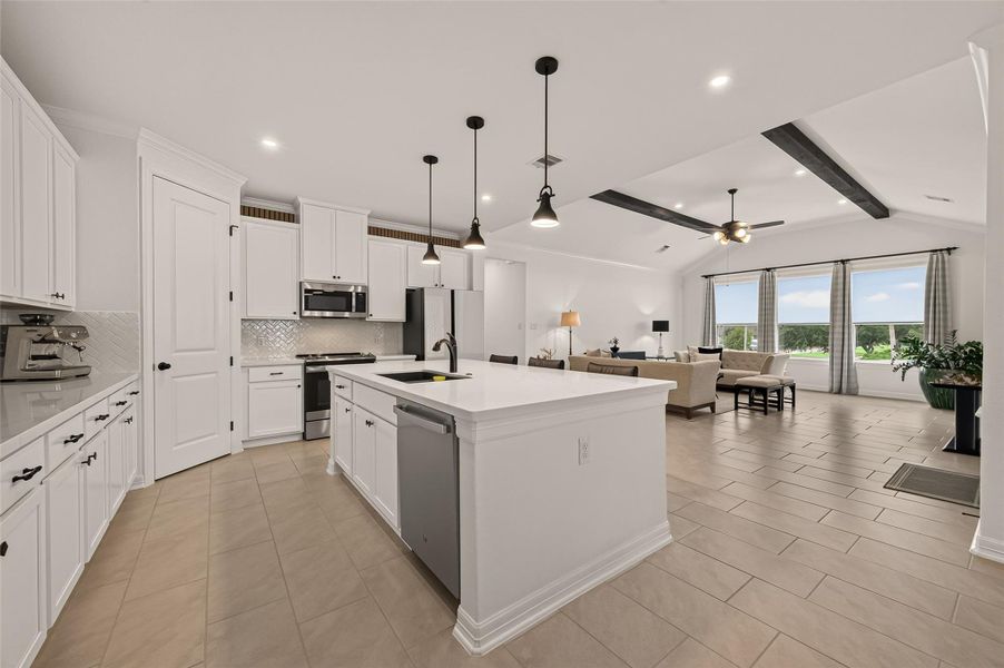 Furnished interior view inside a new home in , Houston (Image 13).