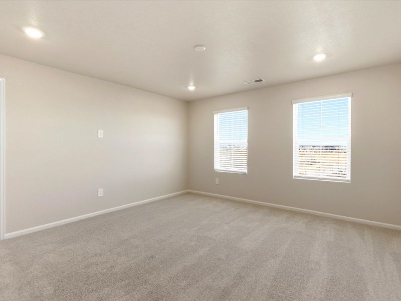 Spacious, unfurnished interior of a new home in Poudre Heights: The Meadow Collection, Windsor (Image 11).