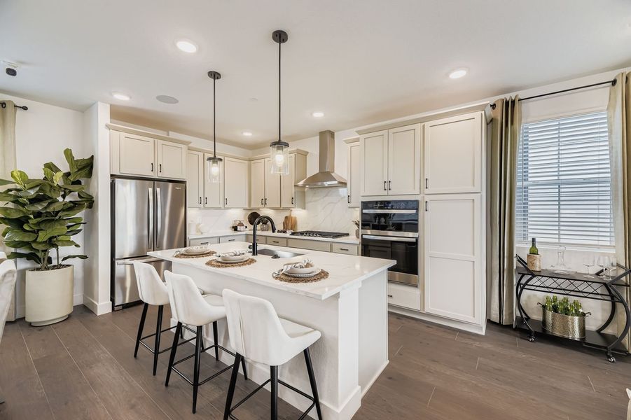 Representative furnished interior of a home built from the Apex Two by Brookfield Residential in Uplands, Westminster (Image 8).