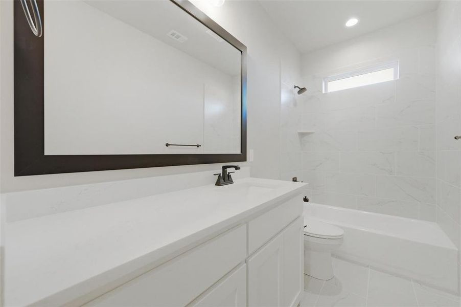 Furnished interior view inside a new home in Coyote Crossing, Godley (Image 14).
