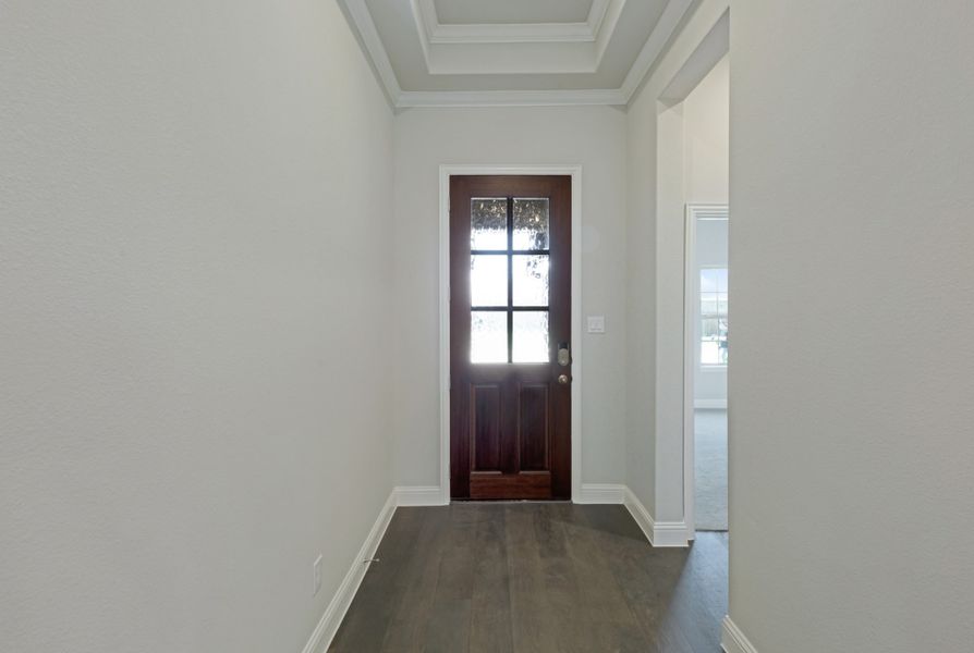 Representative unfurnished interior of a home built from the Rio Grande by UnionMain Homes in Elevon, Lavon (Image 23).