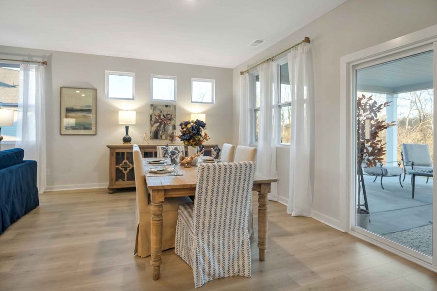 Representative furnished interior of a home built from the CLIFTON by D.R. Horton in Nexus South, Gallatin (Image 13).