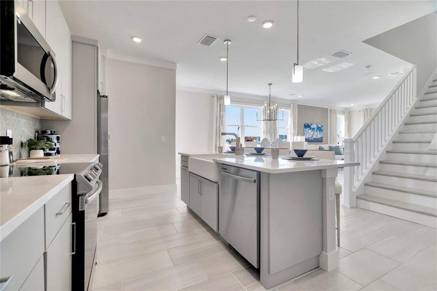 Furnished interior view inside a new home in , Wesley Chapel (Image 12).