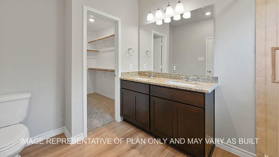 Representative furnished interior of a home built from the Dakota by D.R. Horton in Pleasant Hill, Bryan (Image 15).