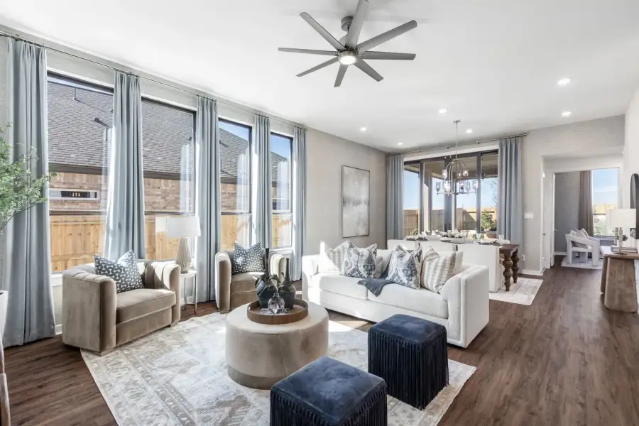 Representative Family Room - some options shown Representative Family Room - some options shown
