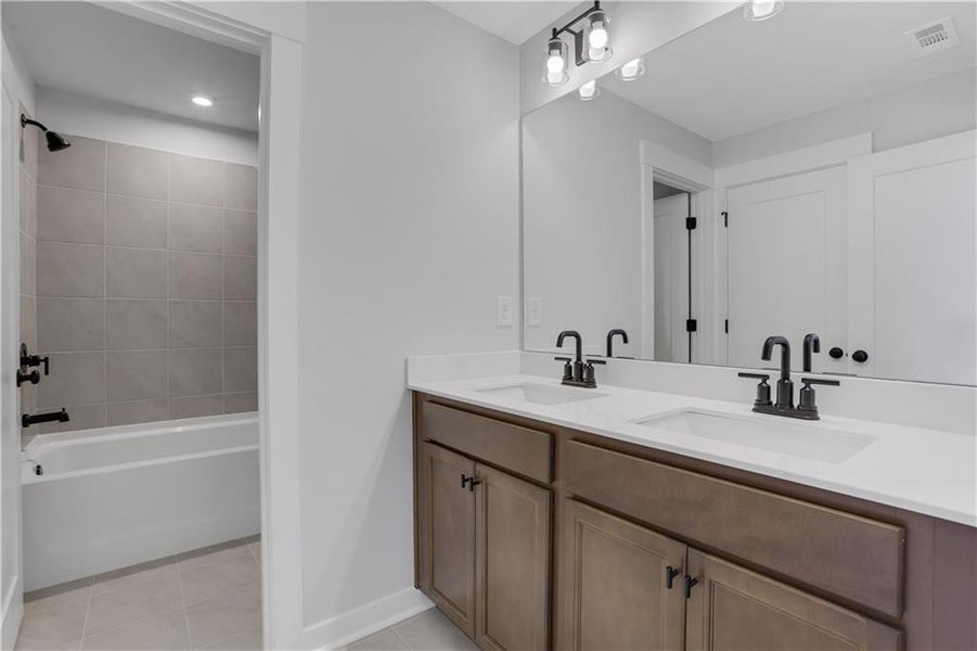 Furnished interior view inside a new home in Hopewell Reserve, Cumming (Image 5).