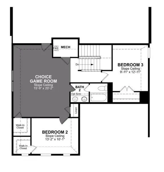 Beazer Homes Lake Pointe at Paloma Creek Cascade Floorplan.