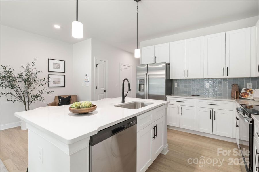 Furnished interior view inside a new home in , Charlotte (Image 4).