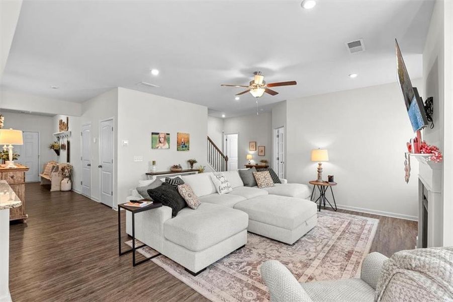Furnished interior view inside a new home in Jackson Farm, Cartersville (Image 46).