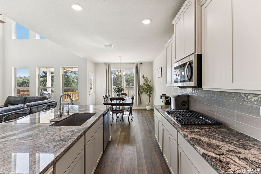 Furnished interior view inside a new home in Ventana, Bulverde (Image 6).