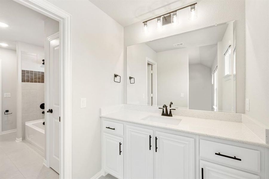 Furnished interior view inside a new home in Meraki, Forney (Image 10).