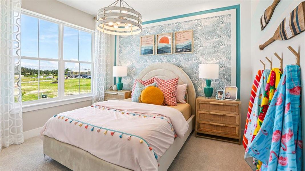 Furnished interior view inside a new home in Isla Mirada, San Antonio (Image 31).