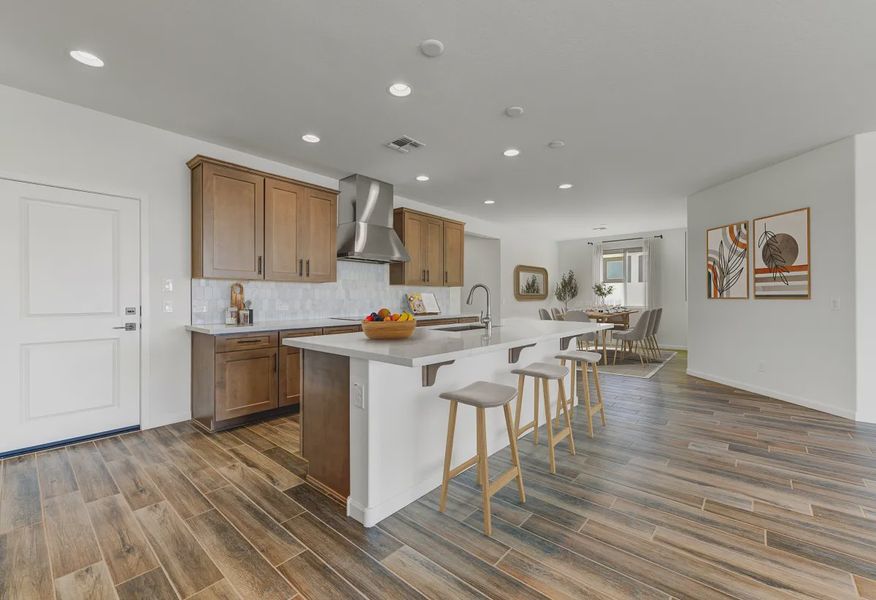 Virtually Staged Kitchen & Dining - 4 of 26