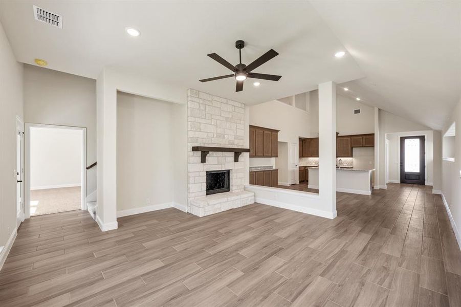Spacious, unfurnished interior of a new home in Godley Ranch Classic, Godley (Image 25). Spacious, unfurnished interior of a new home in Godley Ranch Classic, Godley (Image 25).