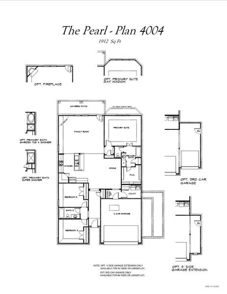 2D floor plan layout of this home in Bluestem, Brookshire, TX (Image 2).