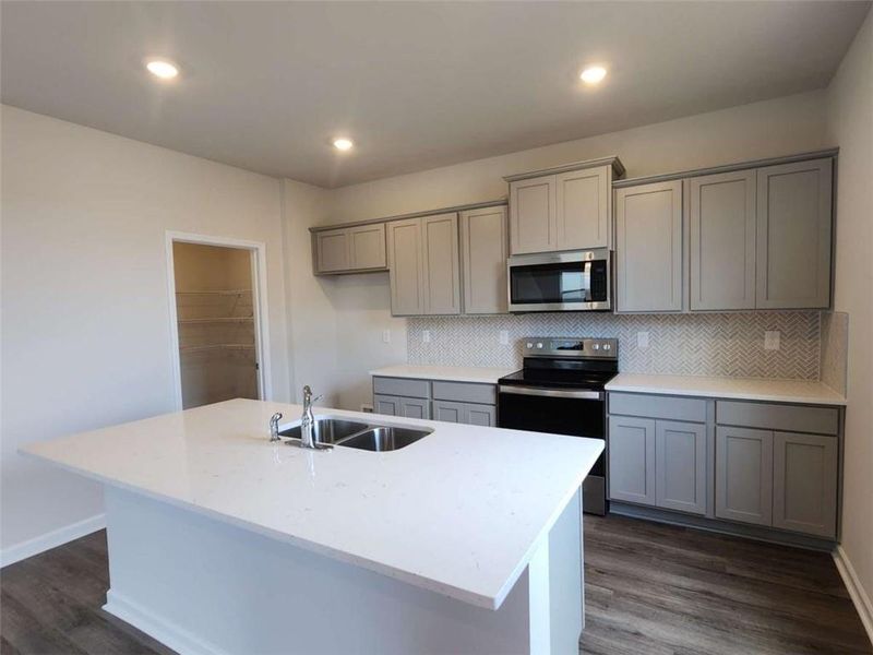 Furnished interior view inside a new home in Cedar Ridge - Locust Grove Station, Locust Grove (Image 15). Furnished interior view inside a new home in Cedar Ridge - Locust Grove Station, Locust Grove (Image 15).