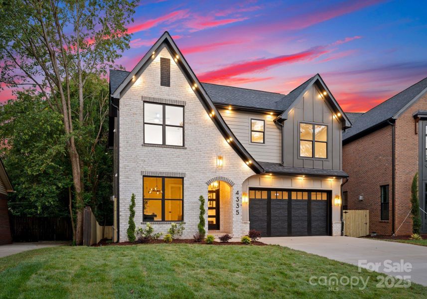 Front exterior of a new home in , Charlotte, NC, highlighting curb appeal (Image 23). Front exterior of a new home in , Charlotte, NC, highlighting curb appeal (Image 23).