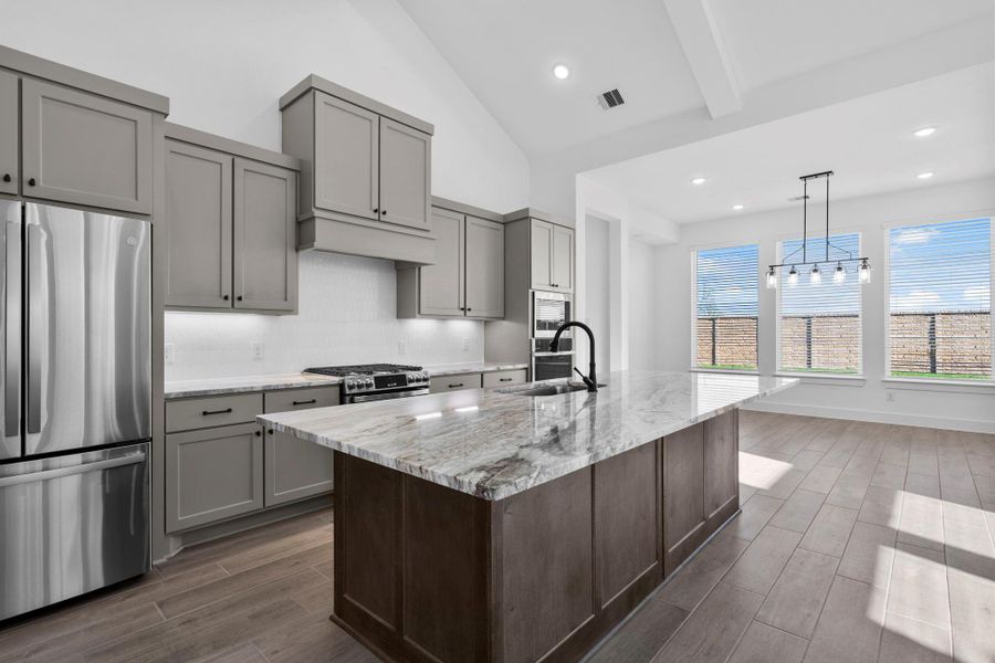 Furnished interior view inside a new home in Meridiana, Manvel (Image 7).