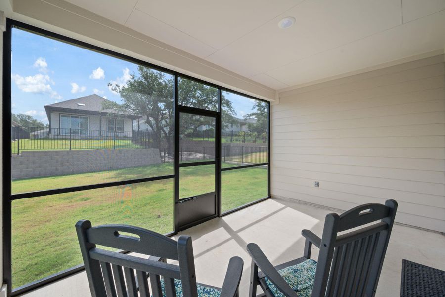 Furnished interior view inside a new home in Sun City Texas, Georgetown (Image 8).