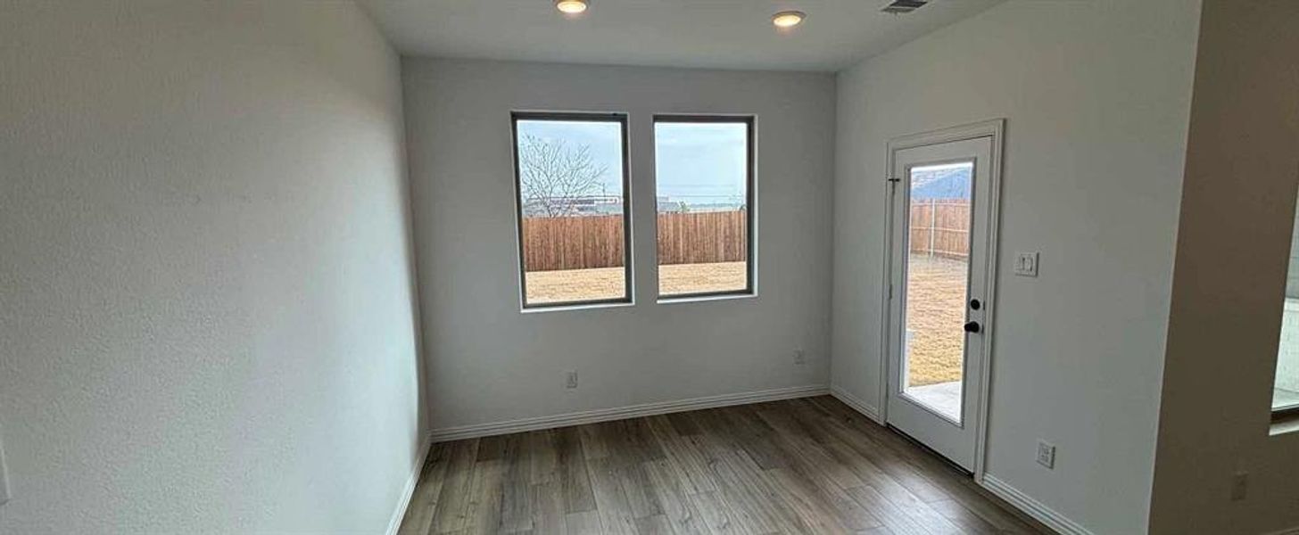 Breakfast Nook Construction Progress