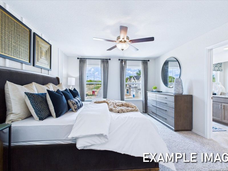 Furnished interior view inside a new home in Meadows at Oak Creek, San Antonio (Image 20). Furnished interior view inside a new home in Meadows at Oak Creek, San Antonio (Image 20).