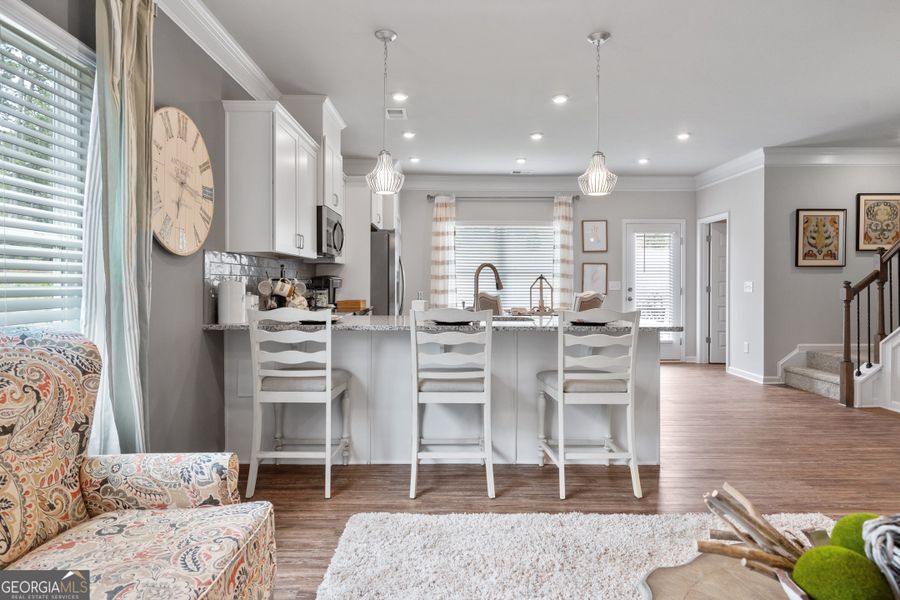 Furnished interior view inside a new home in Crescent Towns, Riverdale (Image 20).