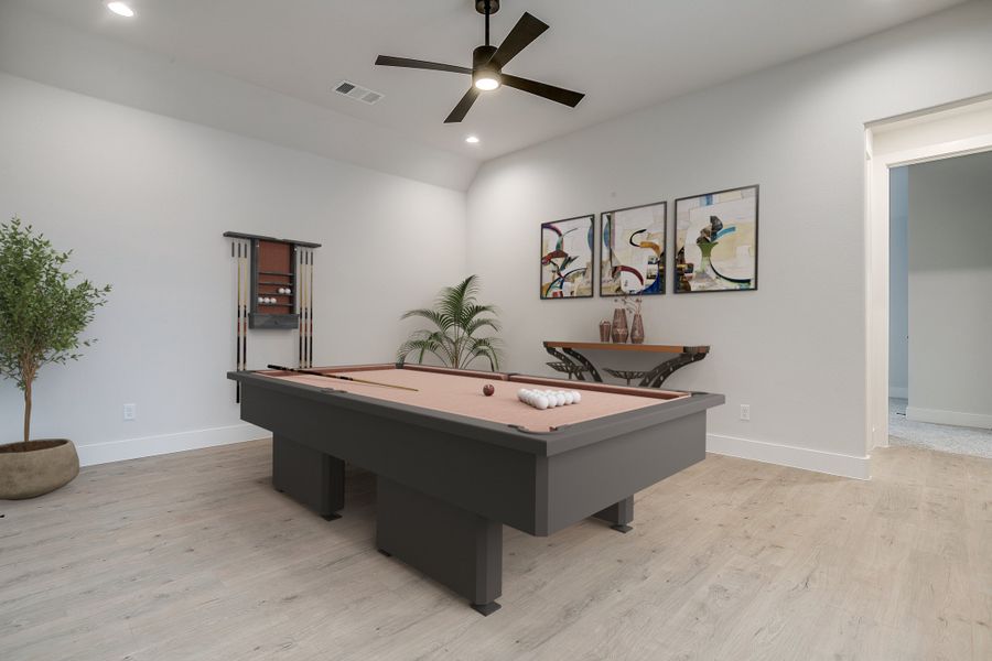 Representative furnished interior of a home built from the The Edinburg by Kenmark Homes in Paloma Ranches, Justin (Image 7). Representative furnished interior of a home built from the The Edinburg by Kenmark Homes in Paloma Ranches, Justin (Image 7).