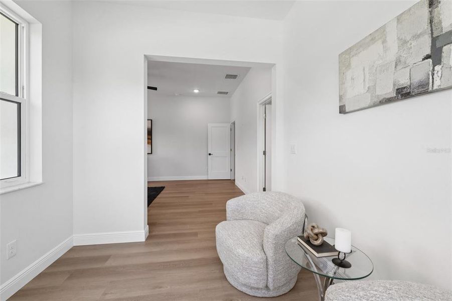 Furnished interior view inside a new home in , Tampa (Image 39).