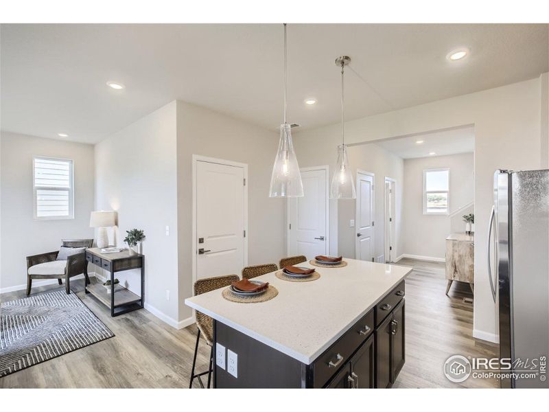 Sleek quartz countertops and smooth finishes - Same Floor Plan, Different Model.