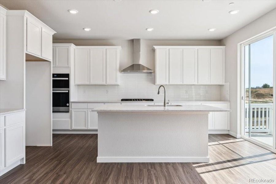 Furnished interior view inside a new home in Prestige Collection at Parkdale Commons, Lafayette (Image 10).