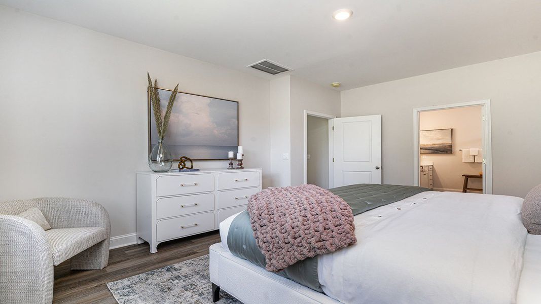 Representative furnished interior of a home built from the DARBY by D.R. Horton in Coastal Farms, Conway (Image 7). Representative furnished interior of a home built from the DARBY by D.R. Horton in Coastal Farms, Conway (Image 7).