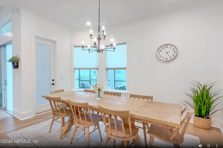Furnished interior view inside a new home in Seven Pines 70' Rear Entry, Jacksonville (Image 61).