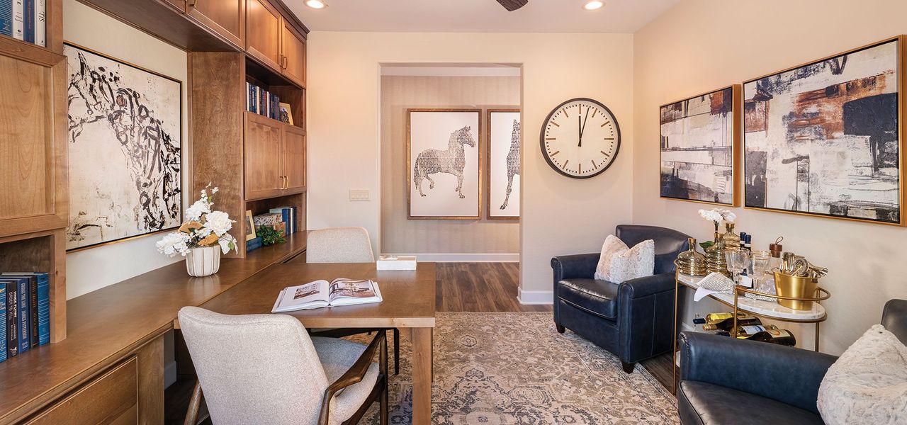 Representative furnished interior of a home built from the Bali II by Robson Resort Communities in Robson Ranch Arizona, Eloy (Image 6).