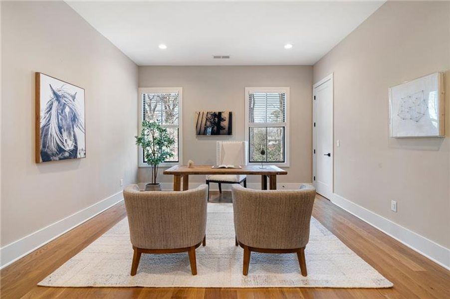 Furnished interior view inside a new home in , Atlanta (Image 40). Furnished interior view inside a new home in , Atlanta (Image 40).