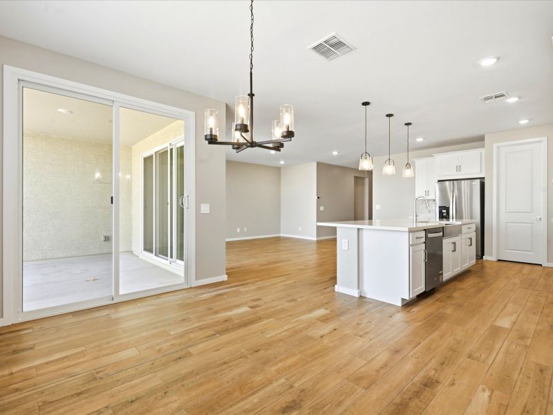 Spacious, unfurnished interior of a new home in White Tank Foothills Signature Series, Waddell (Image 10). Spacious, unfurnished interior of a new home in White Tank Foothills Signature Series, Waddell (Image 10).