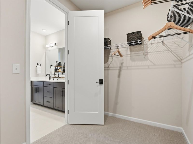 Representative unfurnished interior of a home built from the Dahlia by Tri Pointe Homes in Bellflower, Charlotte (Image 26).