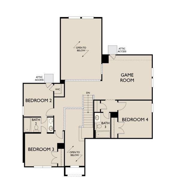 The Aubrey floorplan
