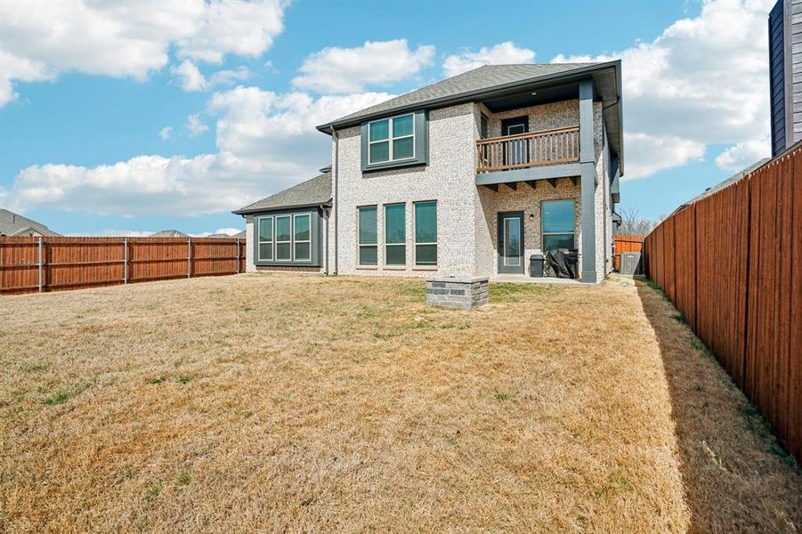 Exterior details and patio area of a home in , Godley (Image 26).