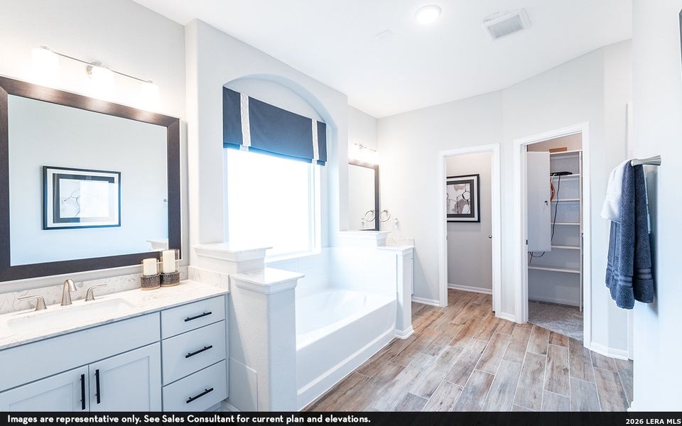 Furnished interior view inside a new home in Hickory Ridge, Elmendorf (Image 10).