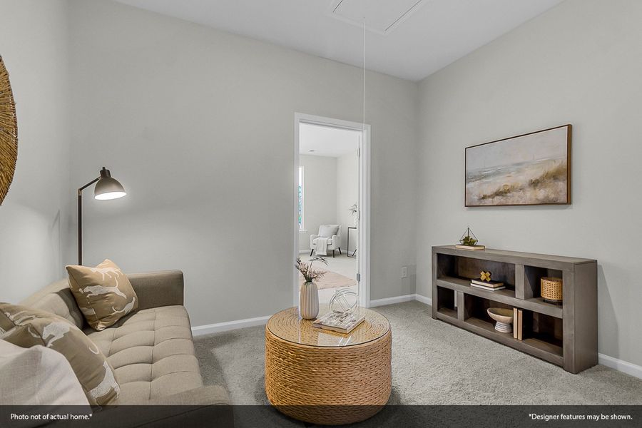 Furnished interior view inside a new home in Sweetbrier, Durham (Image 13).