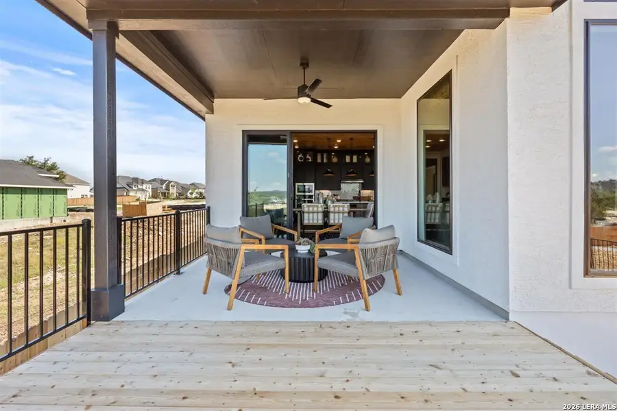 Exterior details and patio area of a home in , New Braunfels (Image 2). Exterior details and patio area of a home in , New Braunfels (Image 2).