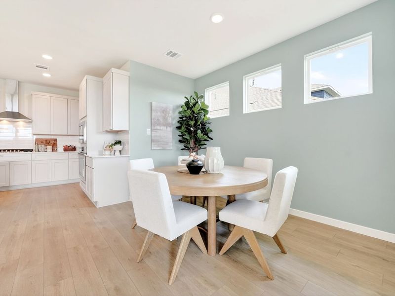 Furnished interior view inside a new home in Parks at Foster Crossing, Anna (Image 13).