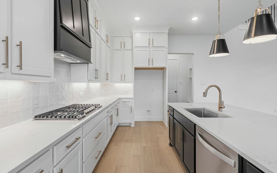Furnished interior view inside a new home in Elyson, Katy (Image 5).