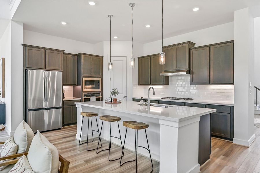 Furnished interior view inside a new home in Avalon at Friendswood, Friendswood (Image 36).