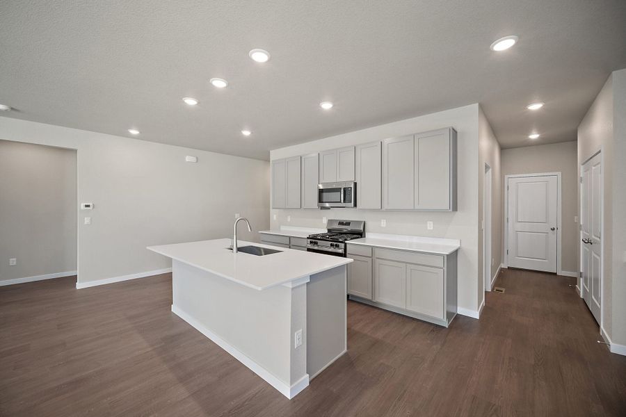 Furnished interior view inside a new home in Aspen Ranch, Fountain (Image 7).